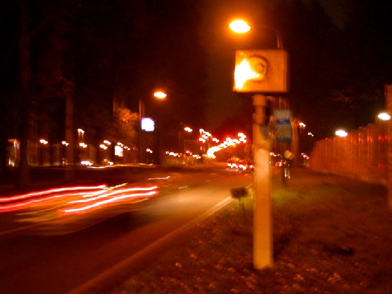 Nachtelijke foto van de noordzijde